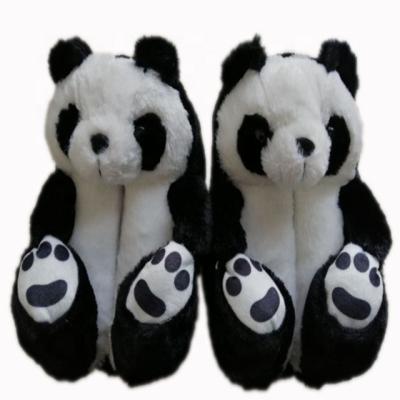 China CUSHIONING Hot Selling Amazon Teddy Bear Plush Animal Soft Stuffed Slippers For Women for sale