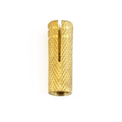 China Steel Professional Supply Standard Brass Expansion Bolt Drop In Anchor for sale