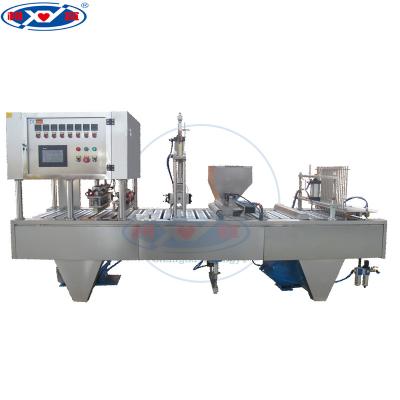 China  Coffee Capsule Making Filler and Capper Coffee Capsule Making Filler and Capper/Cup Sealing Machine, retort cup filler 51mm/K cup Filling Sealing Machine for sale