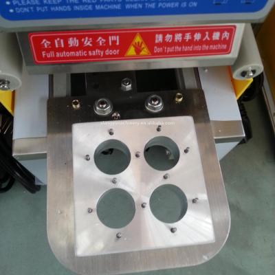 China Beverage Electric table type manual coffee capsule sealing machine/cup seamer for sale