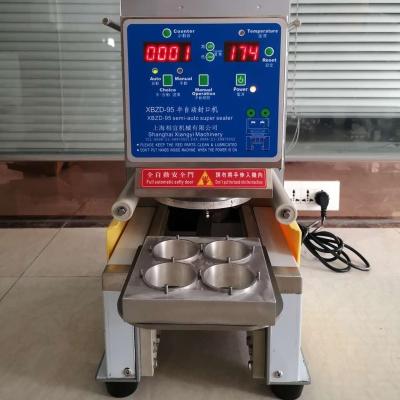 China Beverage semi-auto coffee machine for sale /coffee capsule filling and sealing machine for sale