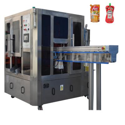 China Beverage Milk doypack pouch filling capping machine/automatic preformed bag packing machine for liquid price for sale