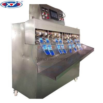 China Beverage no-leaking shape pre-formed bags filling sealing machine for egg tofu Japanese. for sale