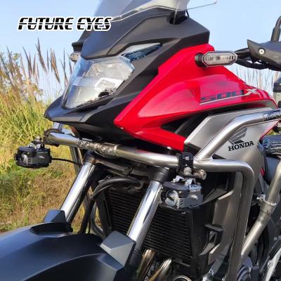 China Black 60W FUTURE EYES F150 WD Auxiliary Cable Switch Scooter Motorcycles Low Beam Aluminum Universal High Beam Motorcycle LED Headlight for sale