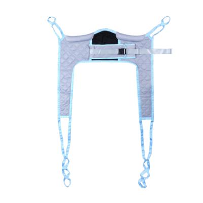 China Luxury Medical 100% Polyester Lift Equipment Using Aid Half Body Patient Transfer Sling for sale