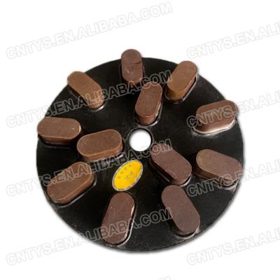 China Resin+diamond Stone Granite Concrete Resin Diamond Plate 500 Grit Polishing Wheel for sale