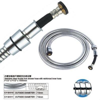 China Industrial stainless steel extractable shower hose with reinforced air chamber for sale