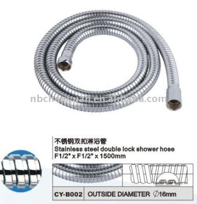 China Chinese Large Diameter Stainless Steel Flexible Shower Hose for sale