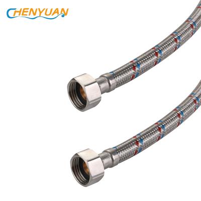 China ss 304 stainless steel wire braided rubber hose nylon braided rubber hose/ss 201/rubber 12mm 14mm red and blue for sale