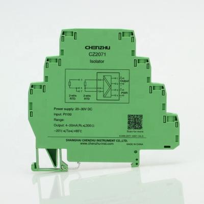 China RDT CZ2071 input signal isolator 1 input 1 output SIGNAL TRANSDUCER signal converter (1 channel) CHENZHU CZ2071 for sale