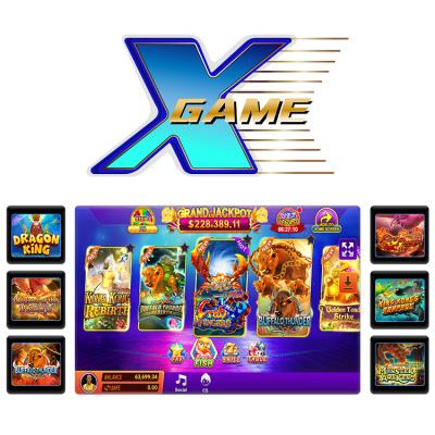 China Metal + Acrylic / Customize Online Software Powered Arcade Fishing Game Xgame High Quality Slot Game Shooting Fish Coin for sale