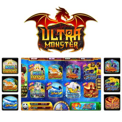 China Metal+Acrylic / Customize High Quality Mobile Game Software Online Ultra Monster Shooting Machine Game Cabinet Fish Game App App for sale