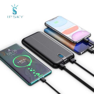 China New Mobile Power Bank 20000mAh High Capacity Charger Support Fast Charging 20000mAh Fast Power Banks for sale