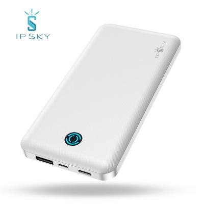 China Original IPSKY fast charging backup usb power ultra thin smart bank ultra thin/light OEM custom logo smaller for sale