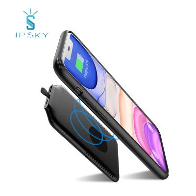 China Hot Fast Mini Wireless Power Banks Magnetic Charger IPSKY Support 4000mAh 5000mAh QI Power Bank Magnetic Radio for sale