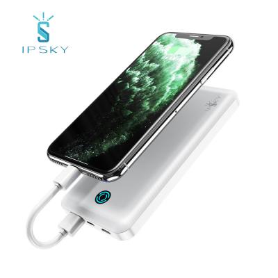 China 10000mah small fast mobile power bank power bank charging phone support IPSKY mobile fast charger for sale