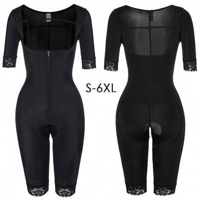 China Antibacterial Hips And Butt Plus Open Step 2 Slim Waist Shaper Crotch Suit Fajas Colombianas Post Surgery Girdle For Ladies for sale