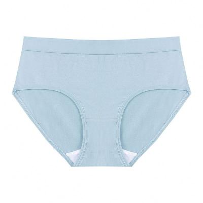 China Portable Comfortable Breathable 100% Cotton Panties Bragas Panties Antibacterial Simple Seamless Lightweight Underwear Shorts for sale