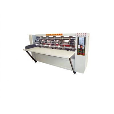 China Slim Food Blade Slitter Score Machine With Corrugated Cardboard for sale