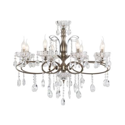 China Low Modern European Style Ceiling Lamp Pendant Lights Modern Crystal Chandelier for sale