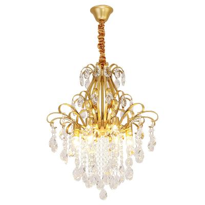 China Nordic Decorative Modern Chandelier Customized Russian Style Art Quality Manufacturing Design Lead Crystal Indoor Chandeliers for sale