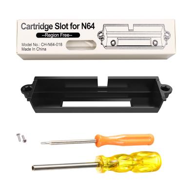 China Repair and Replacement N64 Cartridge Slot Tray REGION FREE For Nintendo 64 Console Game USA JAPAN Games With Screwdrivers for sale