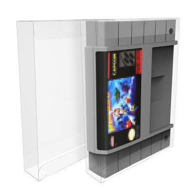 China SNES Cart Protector Box Game Accessories Cart Cartridge Protector Box For Super Nintendo Entertainment Park SNES USA Version for sale