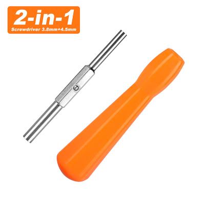 China Game Reparing Tool Open Tool 2 in 1 Dual Ends 3.8mm 4.5mm Security Bit Screwdriver for Nintendo NGC/SFC/N64/SEGA/GameBoy,NES,SNES for sale