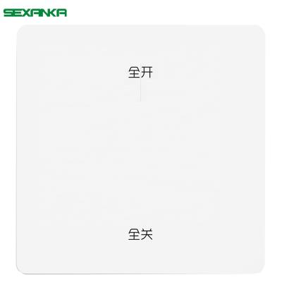 China Zigbee Zero Wall Smart Home Automation System SEXANKA Zigbee Smart Home Automation System 1 Button Light Lamp Switch for sale