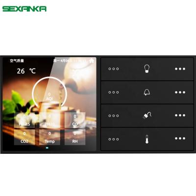 China OEM KNX Smart Home KNX SEXANKA EIB Building Automatic System Touch Screen Smart Wall Switches for sale