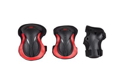 China Black Red 3 Pack Roller Skating Protective Gear 260g To 350g for sale