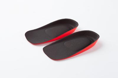 China Half Size Memory Foam Insoles Shock Absorbing Insole For Feet Relief for sale