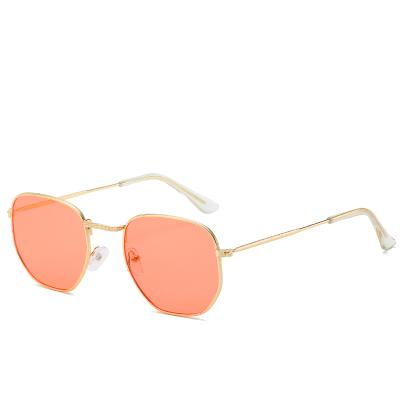 China Fashion Sunglasses Small Square Glass Shades Designer One Piece Rimless Brand Sunglasses for sale