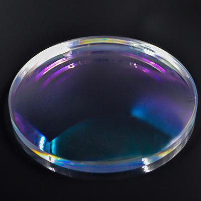 China Single Vision 1.56 Single Vision Semi Finished Optical Lenses Blank Glass Eye Lenses UC for sale