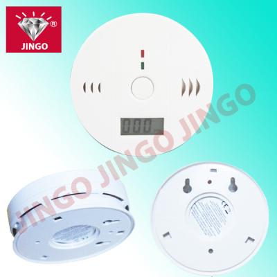 China Battery powered portable fire alarm CO (carbon monoxide) gas detector with buzzer for sale