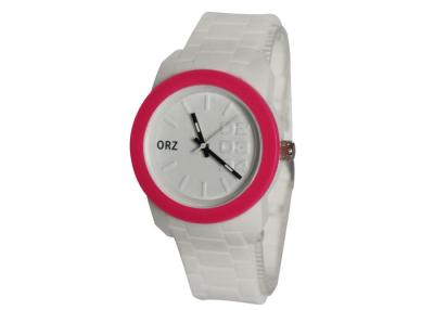 China Silicone Round Quartz Sport Watch for boys / quartz mens watches for sale