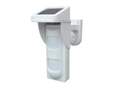 China 1.2V * 3 AAA 100UA PIR Outdoor Motion Detector, Intrusion Alarm System With Solar Power for sale