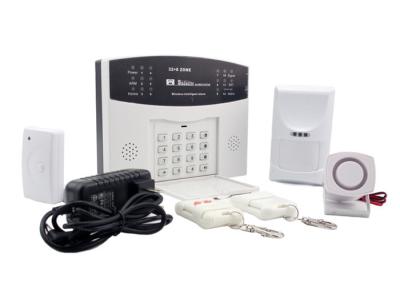 China PSTN Intelligent Home Burglar Alarm Systems With 8 Wired +32 Wireless Zones for sale