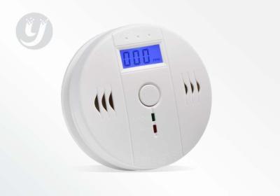 China 1.5V LCD Display CO Alarm Detector With Carbon Monoxide Detector EN50291 for sale