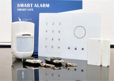 China Wireless Transmission Home Intruder Alarm WIth Touch Keypad for sale