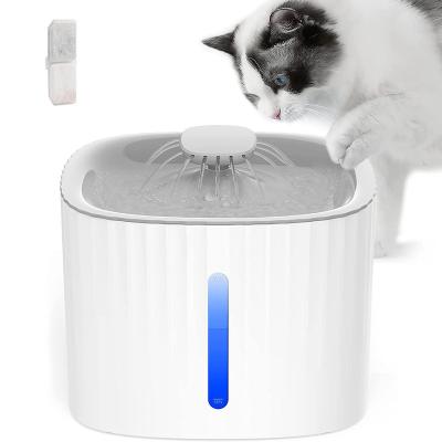 China 3L Pet Feeder Drinking Water Station Cat Water Fountain Dog Automatic Intelligent Quiet Plastic Pet Water Fountain for Multiple Pets for sale