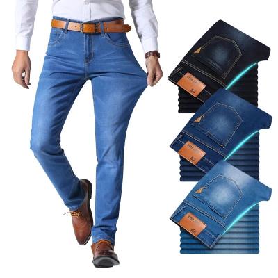 China 2021 New Regular High Quality QUICK DRY Men's Slim Fit Slim Skinny Denim Blue Jeans Pants for sale