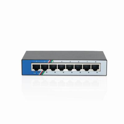 China Support 8 100M VLAN Switch External Power Supply Port Office Use Industrial Network 10/100mbps Rj45 8 Port Switch Office for sale