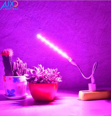 China Seed Starting LED To Grow Light USB For Indoor Greenhouse Plant Grow Light USB Charging Table Grow Plants Desktop Plants for sale