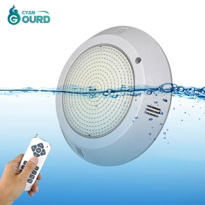 China Resort Center/Gym/Villa/Playground Outdoor RGB Under Water Waterproof 12v 18w 40w 18watt Ip68 Slim Swimming Under Water Lamp Pool Led Submersible Lights for sale