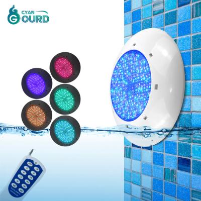 China Resort Center/Gym/Villa/Playground Easy Installation 12V RGB Swimming PC Remote Control 12 18 25 35 Wall Mounted Underwater 45W LED Pool Light for sale