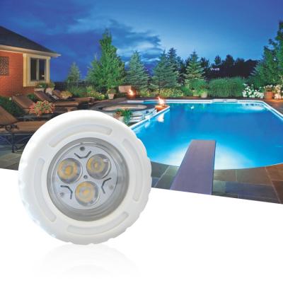 China Resort Center / Gym / Villa / Playground Easy Installation Underwater Recessed Waterproof IP68 Adjustable Swimming 6w Led Outdoor Pool Light 3w for sale