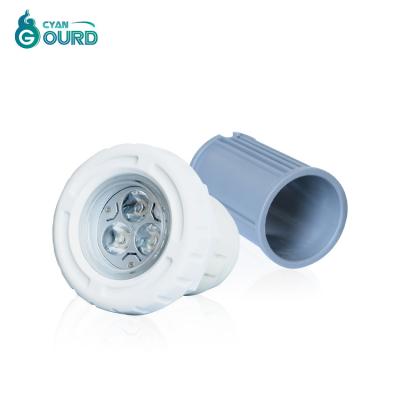 China Resort / Gymnasium Center / Villa / Playground Premium Quality RGB Waterproof Colors IP68 Under Water Embedded Pool Led Lamp Light for sale