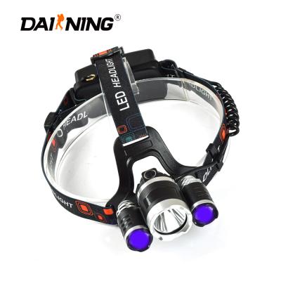 China Convenient USB Rechargeable Head Lamps Waterproof Headlamp With Adjustable Headband Led Headlamp Flashlight For Outdoor Camping Hiking for sale