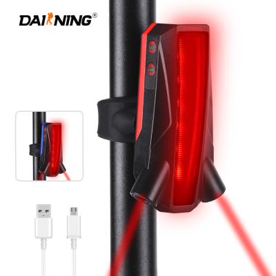 China ABS+PC DAINING Led Tail Warning Light Bicycle USB Interface MINI Bicycle Accessorie Light Protable Bike Fill Light for sale